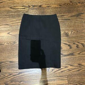 Ann Taylor Classic Black Pencil Skirt